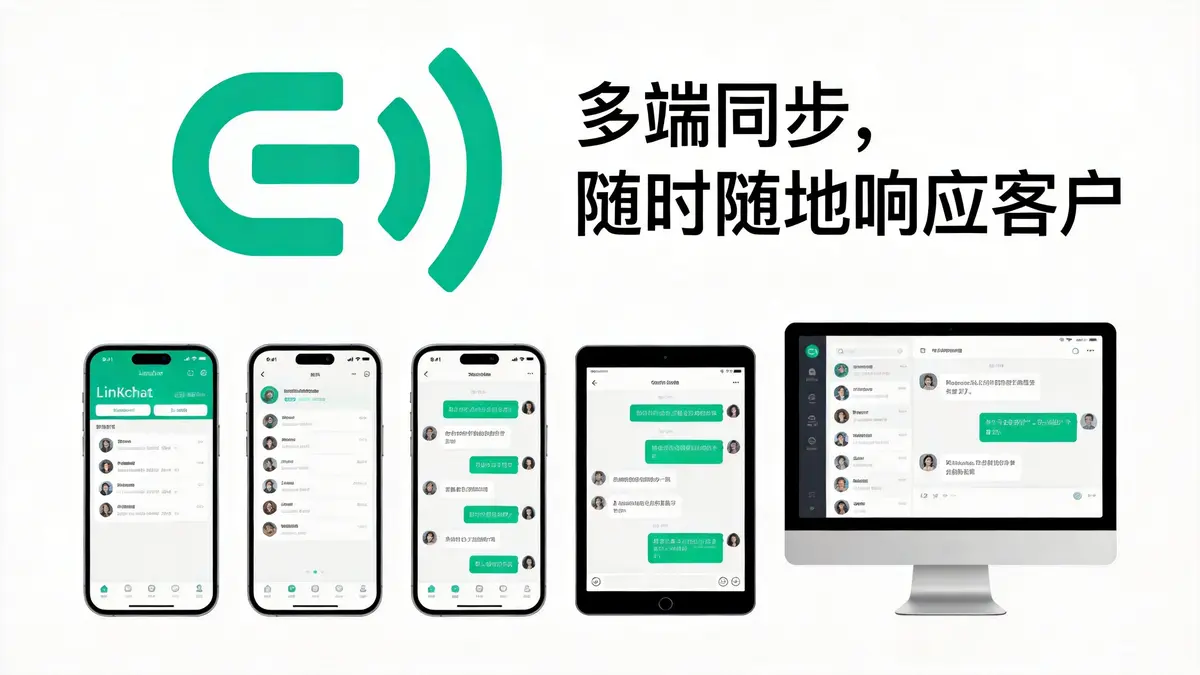 LinkChat客服软件界面展示